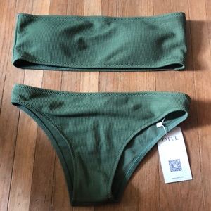 Army green zaful bikini